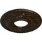 Ekena Millwork Hurley Ceiling Medallion (Fits Canopies up to 7 1/4"), 22 1/8"OD x 7 1/4"ID x 1 3/4"P, Bronze CM26HUBZS - alternate 2